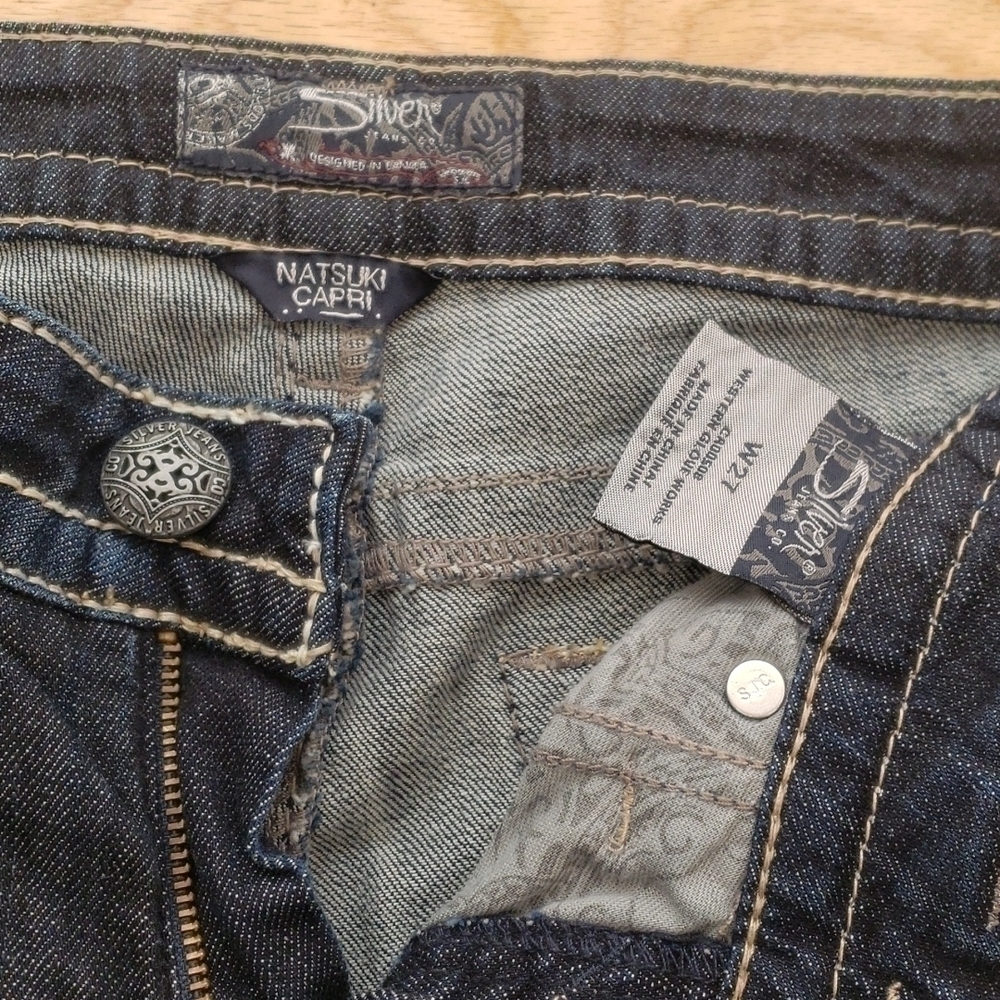 Silver Natsuki capri jeans women's size 27